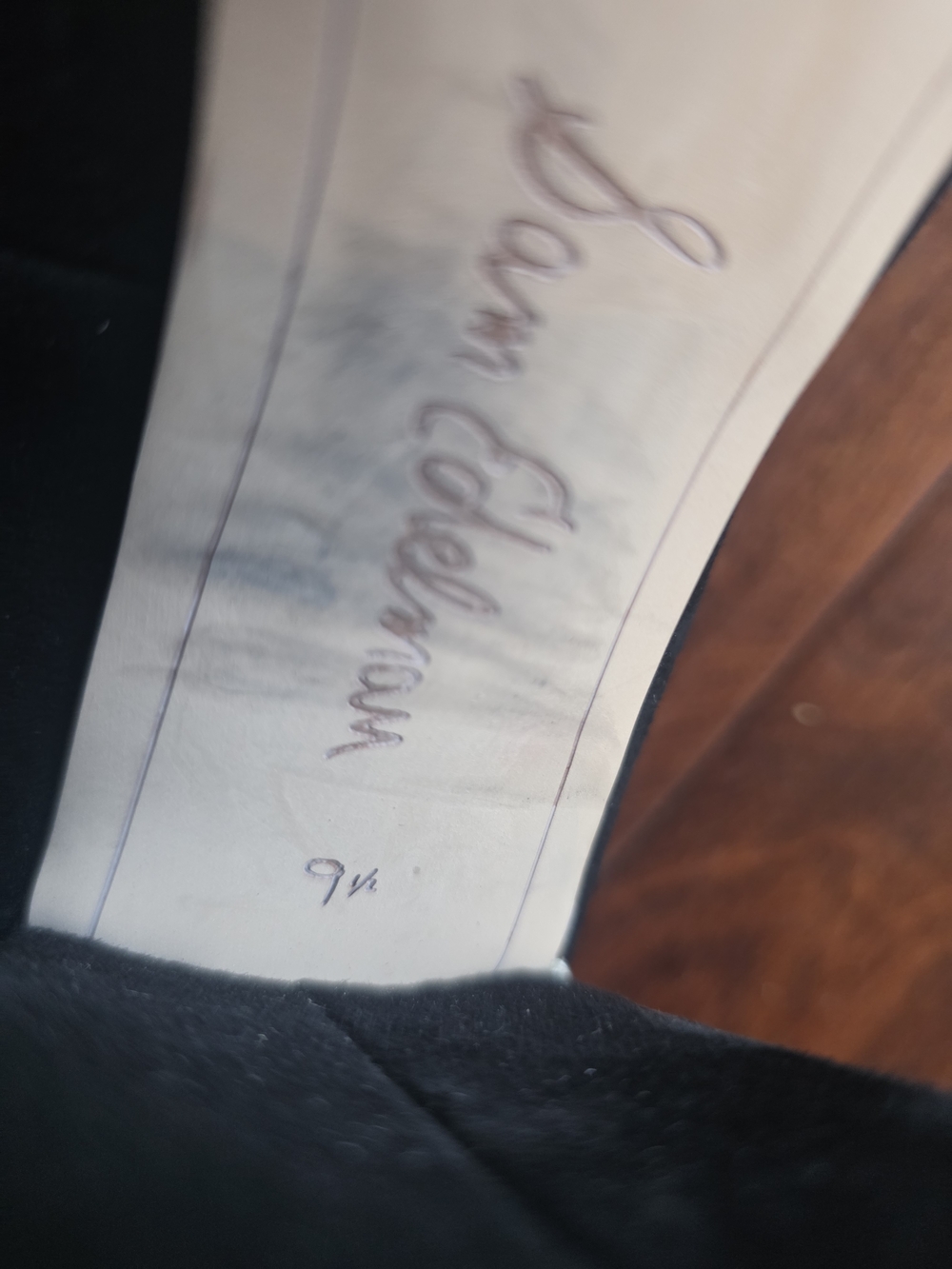 Sam Edelman Halston Black Suede Pointed Toe Block Heel Pumps - Size 9.5 - Picture 12 of 12